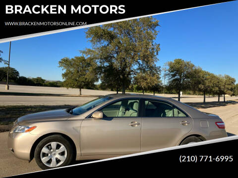 2009 Toyota Camry for sale at BRACKEN MOTORS in San Antonio TX