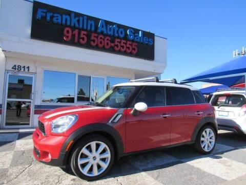 2014 MINI Countryman for sale at Franklin Auto Sales in El Paso TX