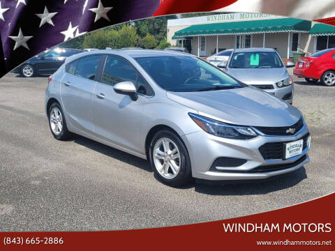 2017 Chevrolet Cruze for sale at Windham Motors in Florence SC