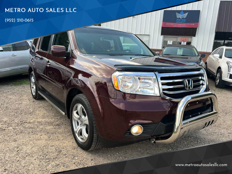 2014 Honda Pilot for sale at METRO AUTO SALES LLC in Lino Lakes MN