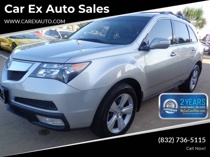 2010 Acura MDX for sale at Car Ex Auto Sales in Houston TX