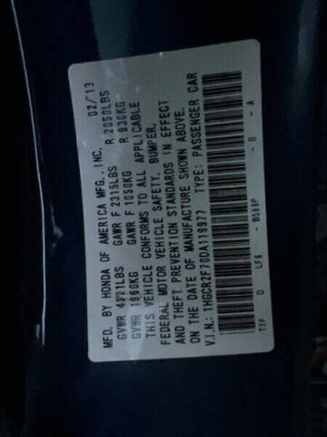 2013 Honda Accord EX