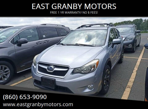 2015 Subaru XV Crosstrek for sale at EAST GRANBY MOTORS in East Granby CT