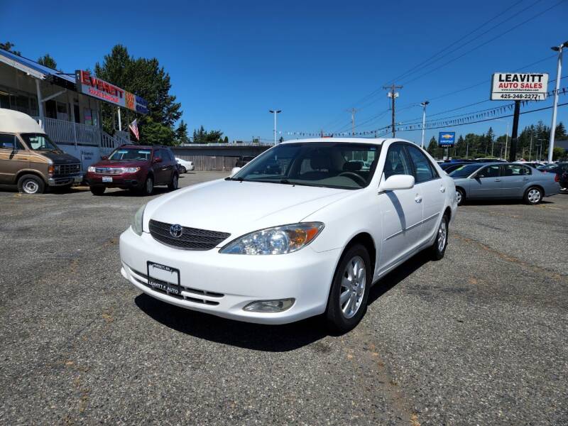 2003 Toyota Camry for sale at Leavitt Auto Sales and Used Car City in Everett WA