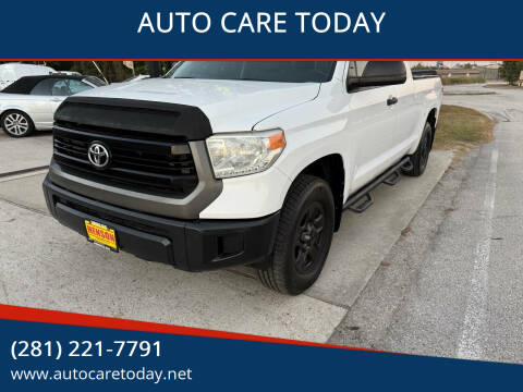 2016 Toyota Tundra for sale at AUTO CARE TODAY in Spring TX