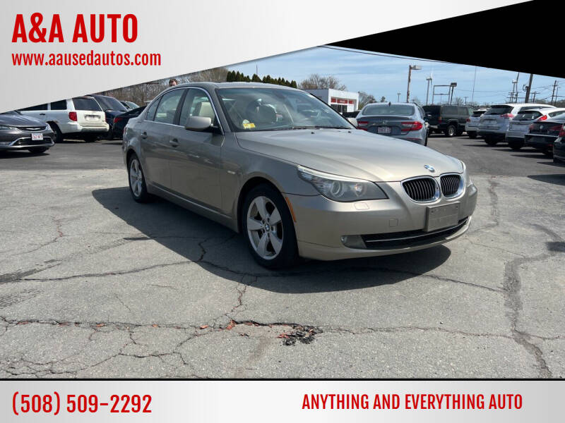 2008 BMW 5 Series for sale at A&A AUTO in Fairhaven MA