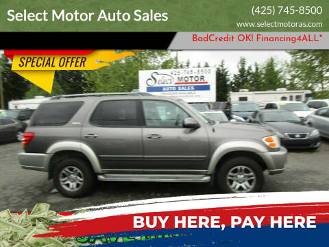 2003 Toyota Sequoia for sale at Select Motor Auto Sales in Lynnwood WA