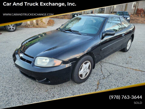 2004 Chevrolet Cavalier for sale at Car and Truck Exchange, Inc. in Rowley MA