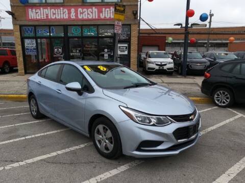 2018 Chevrolet Cruze for sale at West Oak in Chicago IL