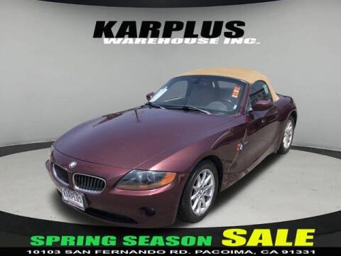 2004 BMW Z4 for sale at Karplus Warehouse in Pacoima CA