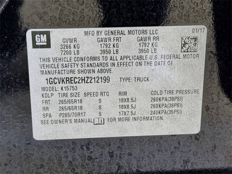 2017 Chevrolet Silverado 1500 LT