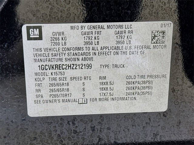 2017 Chevrolet Silverado 1500 LT