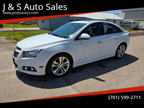 2014 Chevrolet Cruze for sale at J & S Auto Sales in Thompson ND