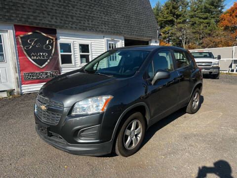 2016 Chevrolet Trax for sale at J & E AUTOMALL in Pelham NH