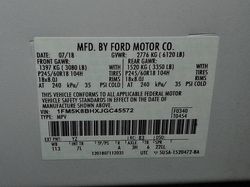 2018 Ford Explorer
