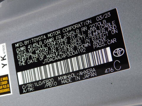 2023 Toyota Prius LE