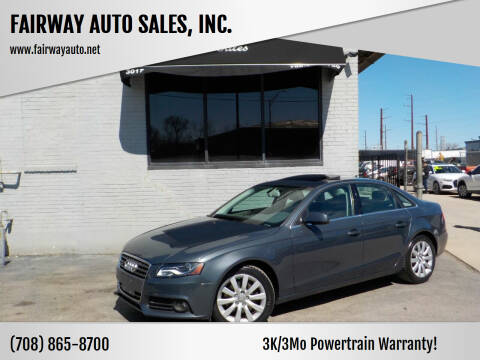 2010 Audi A4 for sale at FAIRWAY AUTO SALES, INC. in Melrose Park IL