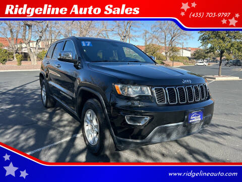 2017 Jeep Grand Cherokee for sale at Ridgeline Auto Sales in Saint George UT
