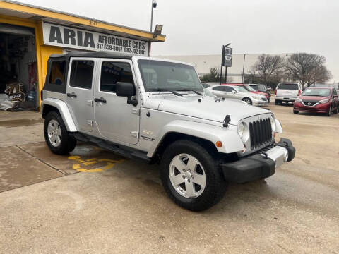 2008 Jeep Wrangler Unlimited for sale at Aria Affordable Cars LLC in Arlington TX