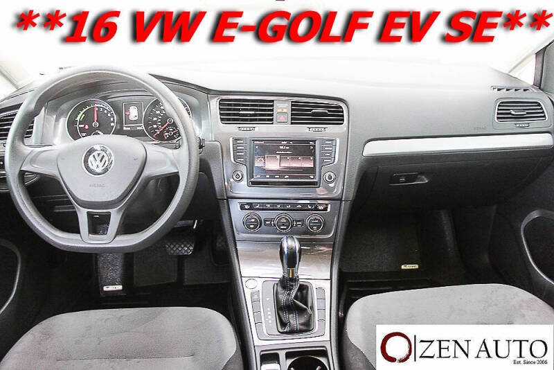 2016 Volkswagen e-Golf SE