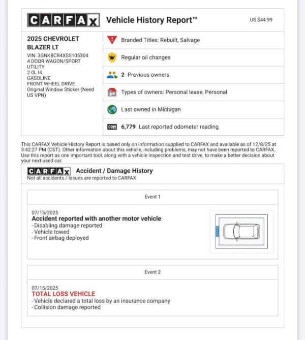 2025 Chevrolet Blazer LT