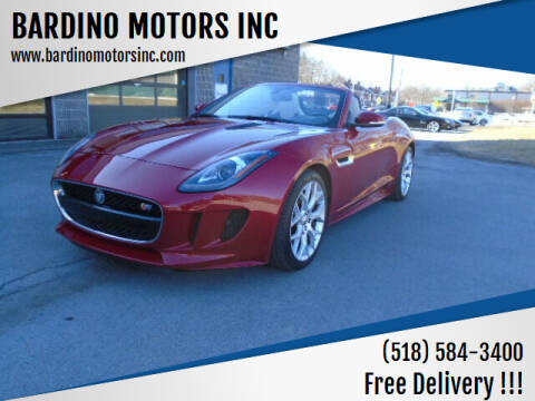 2014 Jaguar F-TYPE for sale at BARDINO MOTORS INC in Saratoga Springs NY