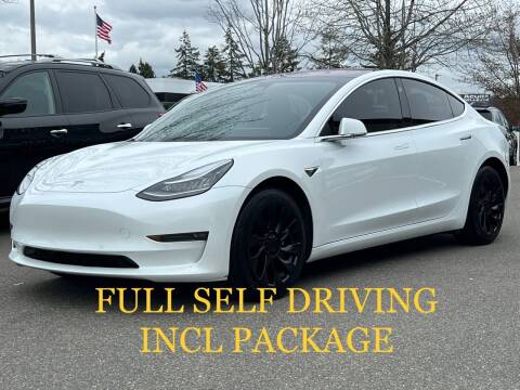 2018 Tesla Model 3 for sale at GO AUTO BROKERS in Bellevue WA