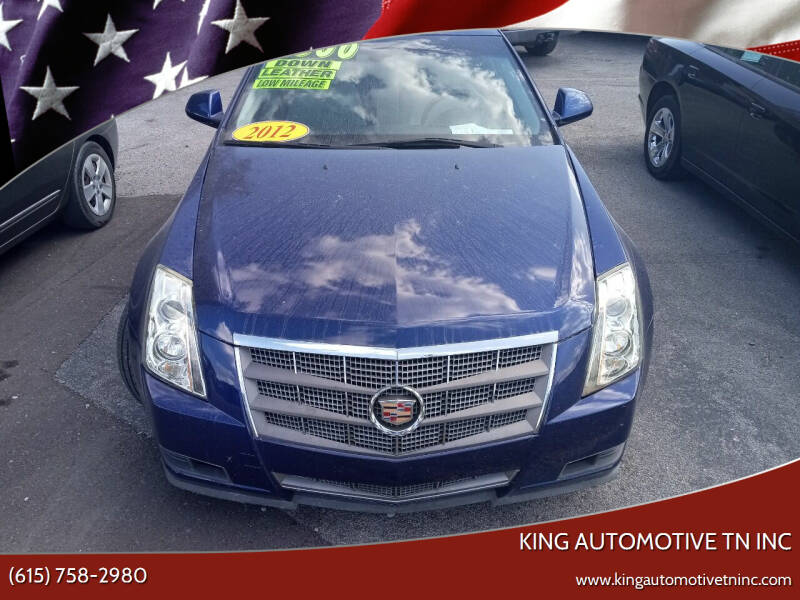 2012 Cadillac CTS for sale at King Automotive TN Inc in Mount Juliet TN