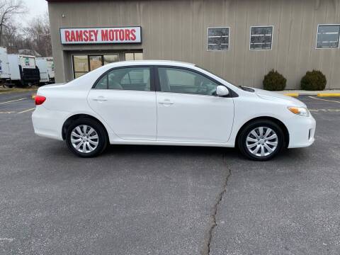 2013 Toyota Corolla for sale at Ramsey Motors in Riverside MO