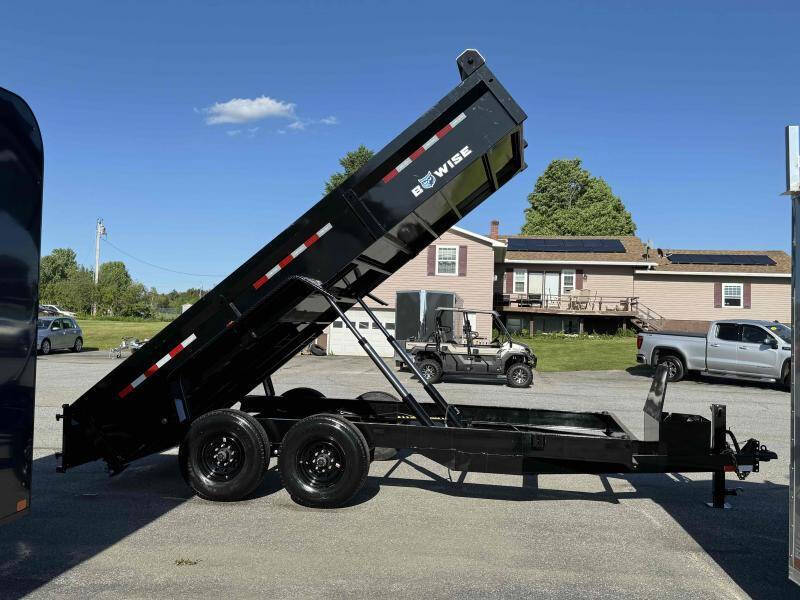 2025 BWISE 7x16 Dump Trailer 16k 8 CHANNE
