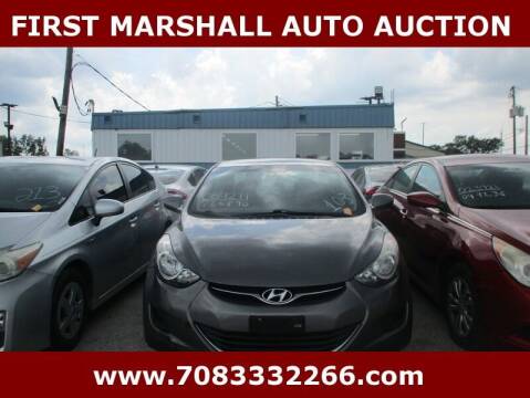 2013 Hyundai Elantra for sale at First Marshall Auto Auction in Harvey IL