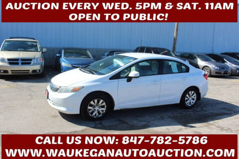 2012 Honda Civic for sale at Waukegan Auto Auction in Waukegan IL