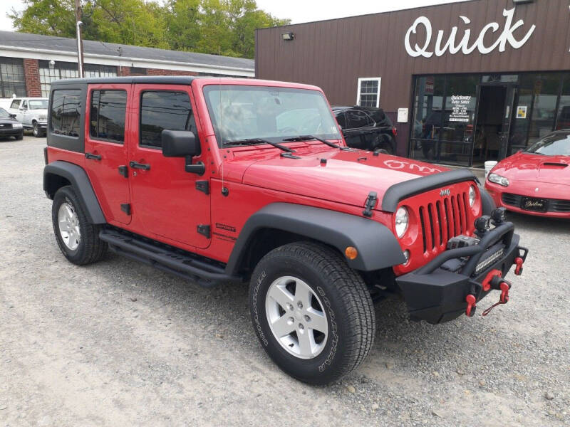 2018 Jeep Wrangler JK Unlimited for sale at QUICK WAY AUTO SALES in Bradford PA