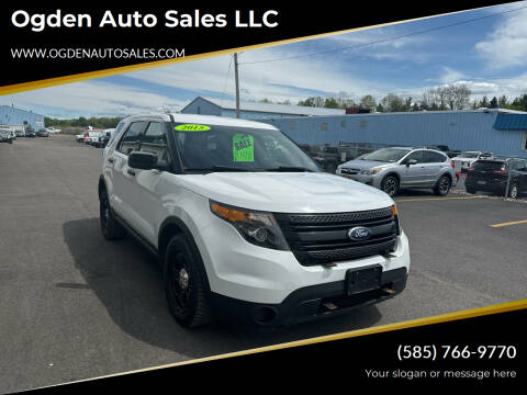 2015 Ford Explorer for sale at Ogden Auto Sales LLC in Spencerport NY