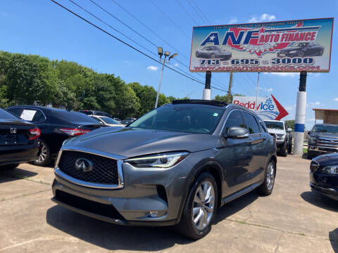 2020 Infiniti QX50 for sale at ANF AUTO FINANCE in Houston TX