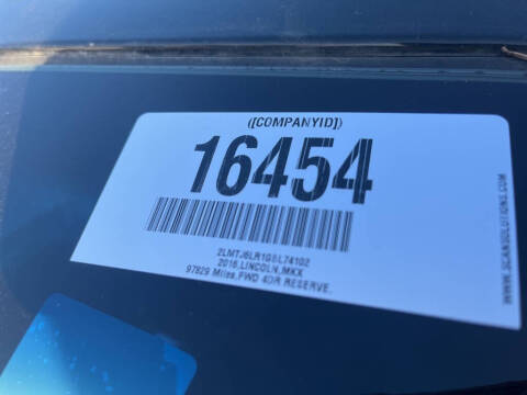 2016 Lincoln MKX Reserve