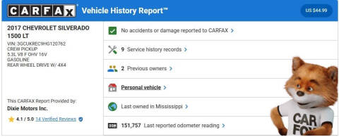 2017 Chevrolet Silverado 1500