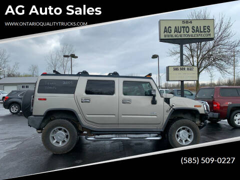 2005 HUMMER H2 for sale at AG Auto Sales in Ontario NY
