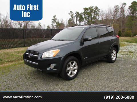 2011 Toyota RAV4 for sale at Auto First Inc in Durham NC