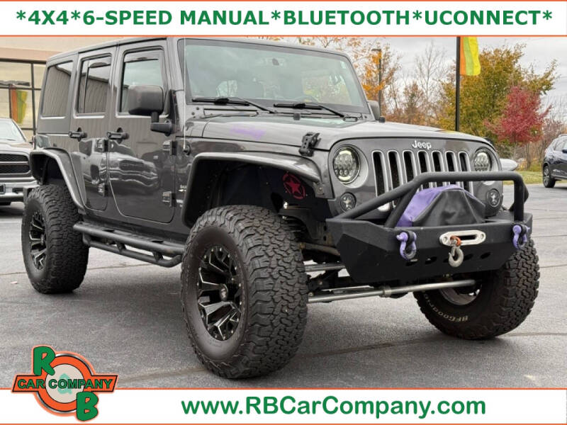 2017 Jeep Wrangler Unlimited for sale at R & B CAR CO in Fort Wayne IN