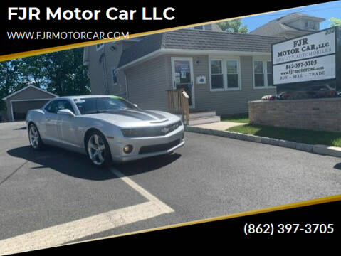 2010 Chevrolet Camaro for sale at FJR Motor Car LLC in Mine Hill NJ