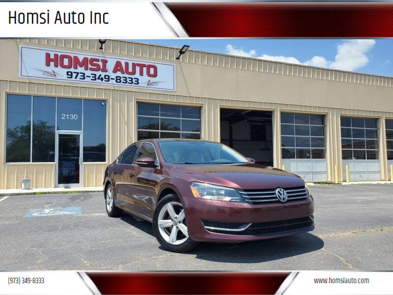 2012 Volkswagen Passat for sale at Homsi Auto Inc in Kannapolis NC