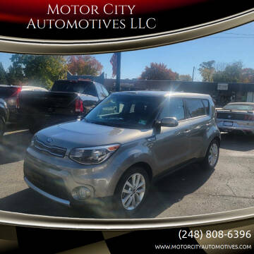 2018 Kia Soul for sale at Motor City Automotives LLC in Madison Heights MI