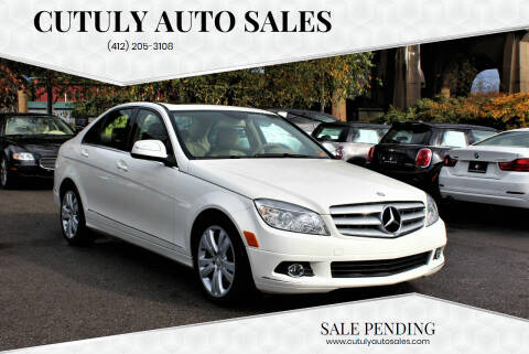 2008 Mercedes-Benz C-Class for sale at Cutuly Auto Sales in Pittsburgh PA