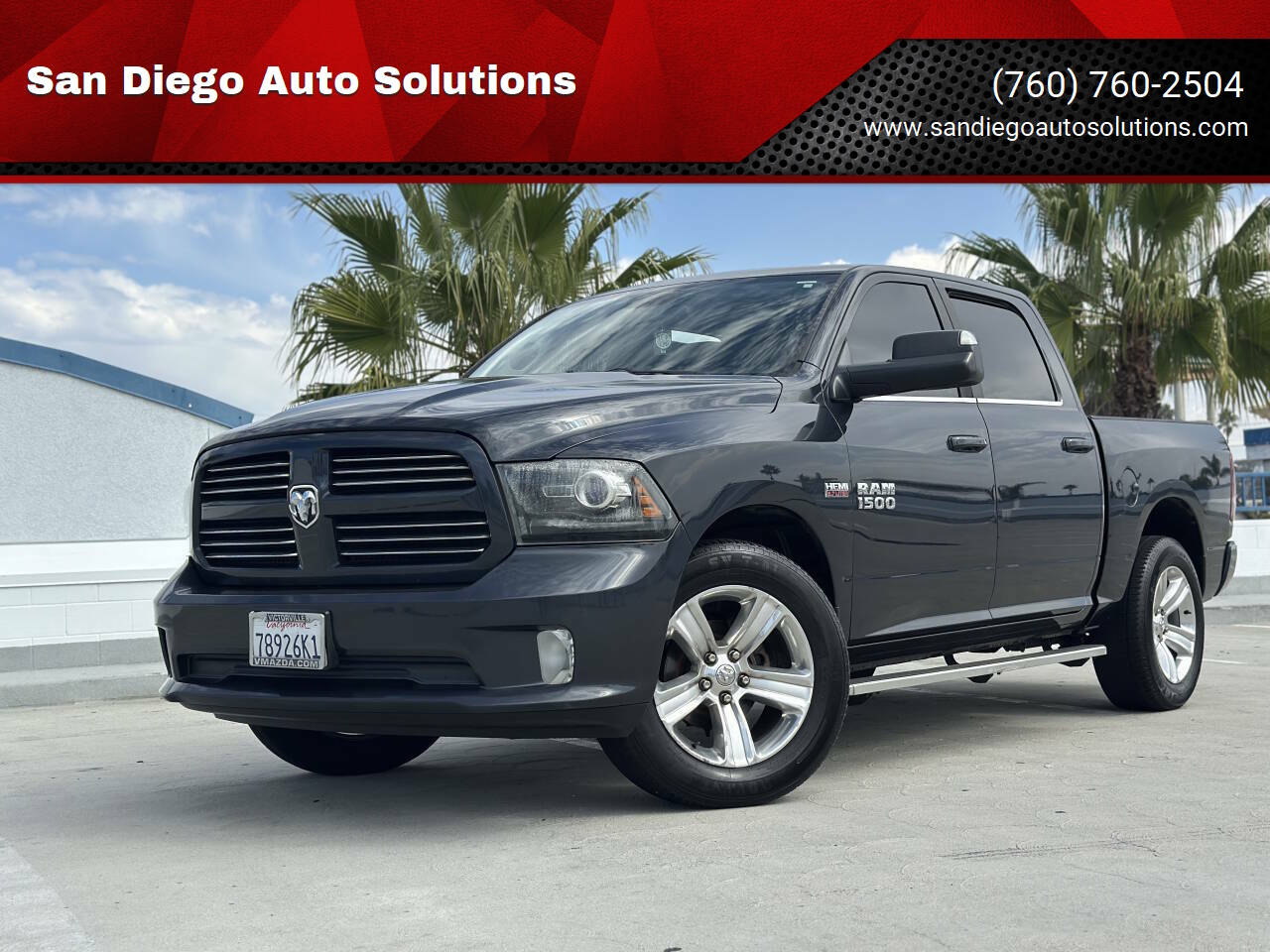 2013 RAM 1500 Sport Crew Cab 4WD