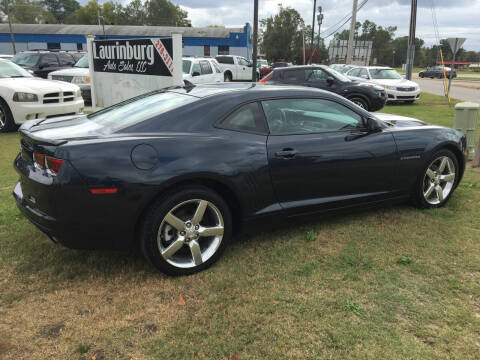 2013 Chevrolet Camaro for sale at LAURINBURG AUTO SALES in Laurinburg NC