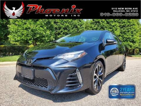 2019 Toyota Corolla for sale at Phoenix Motors Inc in Raleigh NC