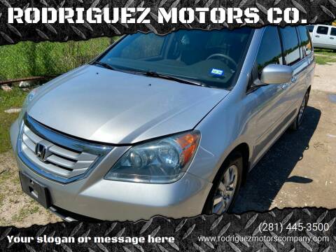 2010 Honda Odyssey for sale at RODRIGUEZ MOTORS CO. in Houston TX
