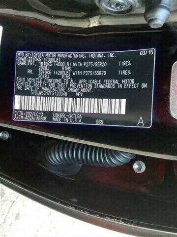 2015 Toyota Sequoia Limited