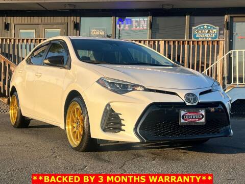 2018 Toyota Corolla for sale at CERTIFIED CAR CENTER in Fairfax VA